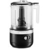 KitchenAid Elektrický sekáčik 5KFCB519, bezdrôtová, matná čierna