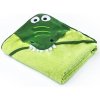 Detská osuška Sensillo Water Friends 100x100cm green crocodile