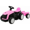 Ramiz Elektricky Elektrický traktor s vlečkou - ružový - motor - 1 x 25W - batéria - 6V/4,5Ah - 2026
