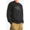 Mikina bez kapucne The North Face Drew Peak Light Crew - black/anthracite grey
