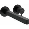 Hansgrohe Finoris - Páková umývadlová batéria pod omietku, výtok 228 mm, čierna matná 76050670