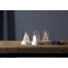 STAR TRADING Svietiaca dekorácia Winter Fairytale Kupol set 3 kusov