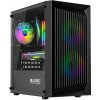 LOGIC PC skriňa Atos ARGB MINI 1x USB 3.0, 2x USB 2.0 + audio, čierna, bez zdroja