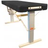 Prenosný elektrický masážny stôl Clap Tzu Linea Wellness Farba: PU - čierna (black), Rozmery: 192x80cm, Doplnky: sieťové napájanie + vstavané elektrické vyhrievanie od 192*75 cm | 29 kg | 13 farieb