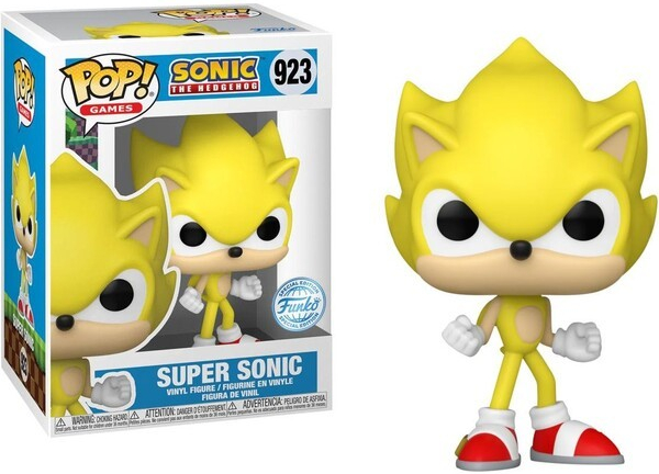Funko Pop! 923 Sonic Super Sonic Šanca na chase Exclusive