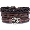 Pánske náramky Silver Tree of Life - Hnedá KP33251