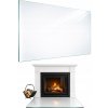 SKLO POD KRB, KACHLE, PEC – TVRDENÉ SKLO, PODLOŽKA, ROZMER 70x52 CM, PRIEHĽADNÉ
