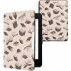 Puzdro KW Mobile - Books And Pages - KW2811841 - pre Amazon Kindle Paperwhite 1/2/3 - viacfarebné (KW Mobile obal na Amazon Kindle Paperwhite 1/2/3, flip, Books And Pages, viacfarebný, AutoSleep + zár