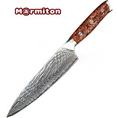 Marmiton Minamoto japonský kuchársky damaškový nôž 20cm od 103,5 € -  Heureka.sk