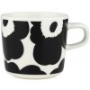 Marimekko Hrnček Oiva Unikko 0,2l, čierno-biely