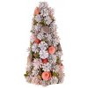 MagicHome ozdobený prírodný ružový 40 cm