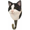 Drevený háčik Wildlife Garden - Mačka čiernobiela uni