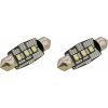 COMPASS Žiarovka 3 LED SMD 12 V suf.11X38 SV8.5 NEW-CAN-BUS biela 2ks 8591686338270