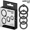 Addicted toys - set of pressure silicone rings