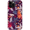 Picasee Fashion Case MagSafe pre Apple iPhone 13 Pro Max - Purple Leaf