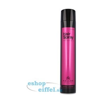 Kallos KJMN Extra strong hair spray extra silne tužiaci lak na vlasy 750 ml