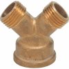 LUX-TOOLS Mosadzný rozbočovač 2x 26,4 mm (R 3/4
