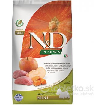 N&D Grain Free Pumpkin DOG Adult Mini Boar & Apple 2,5 kg