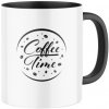 Keramický hrnček s potlačou Coffee time