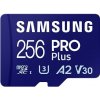 Samsung/ micro SDXC/ 256GB/ USB 3.0/ USB-A/ Class 10/ + Adaptér/ Modrá MB-MD256SB/WW