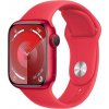 Chytré hodinky GPS Apple Watch Series 9, 41mm (PRODUCT)ČERVENÉ hliníkové pouzdro se sportovním páskem (PRODUCT)RED – S/M