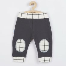 New Baby Dojčenské bavlnené tepláčky Cool grafitové