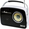 Rádio Akai, 9204487 | APR-11B BLACK, v retro stylu