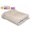 Háčkovaná dečka Baby Nellys ® - béžová