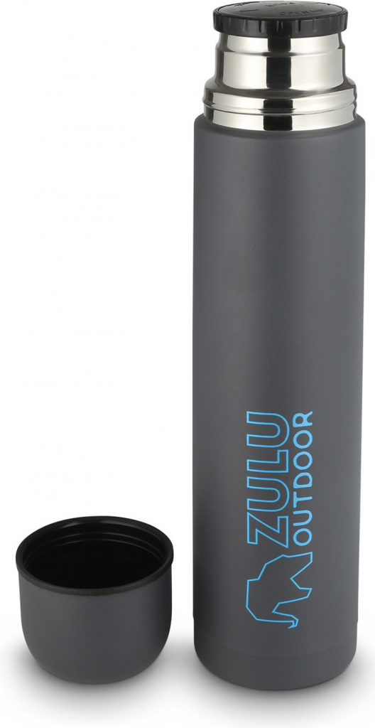 Zulu Vacuum Flask termoska sivá modrá 1 l