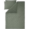 Livarno® Mušelínová posteľná bielizeň Premium, 240 x 220 cm, 70 x 90 cm, kvety/zelená, (100404620)