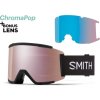 Snowboardové okuliare Smith Squad XL black | cp sun black gold+cp storm rose flash 24 - Odosielame do 24 hodín
