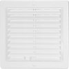 Mriežka vetracia VM 200x200 so žalúziou biela plastová HACO 205