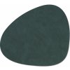 LIND Prestieranie Curve Nupo tmavo zelená koža 37x44cm