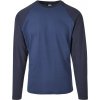 Raglan Contrast LS - darkblue/midnightnavy S