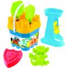 Mochtoys súprava hradu z piesku vedierko na piesok hrabličky lopatka mlynček