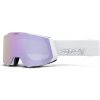 100% Zimné okuliare 100% SNOWCRAFT White/HiPER Lavender Mirror Lens