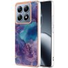 PROTEMIO 94103 IMD MARBLE Ochranný kryt pre Xiaomi 14T PURPLE