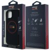 Red Bull PU Leather Red Ring MagSafe Zadný Kryt pre iPhone 15 Navy