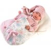 Llorens 84450 NEW BORN realistická bábätko so zvukom a mäkkým látkovým telom 44cm