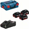 Bosch Profesionálna sada: 3x akumulátor GBA 18V 5.0 Ah + GAL 18V-40 v L-BOXXe 136 0615990L3T