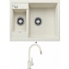 Blanco METRA 6 biela soft s excentrom 527112 + Blanco MIDA-S biela soft 526968