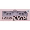 Essence LASHES TO IMPRESS umelé mihalnice s lepidlom 8 ks
