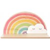 INDECOR Rainbow Polica 40 × 10 × 21 cm, drevená INDECOR X12930