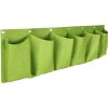 Merco Horizontálne pestovateľské vrece 6 textilných nástenných kvetináčov Zelené balenie po 1 ks