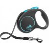 Vodítko Flexi Black Design páska L 5 m modré (do 50 kg)