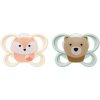 Dojčenský cumlík NUK Perfect Match Air FOX/BEAR 0-2m 2ks box, veľ. 0-2 m