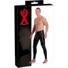 Late X pánske latexové legíny s anatomickou ochranou čierne S