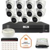 Súprava BCS Line IP Surveillance Kit 11x kamera BCS-L-EIP14FSR3-AI1 DVR s 1TB HDD