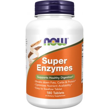 Now Super Enzymes komplexní trávící enzymy 180 kapsúl