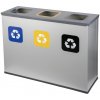 Eko Station - set na triedenie odpadu, objem 3 x 60 l